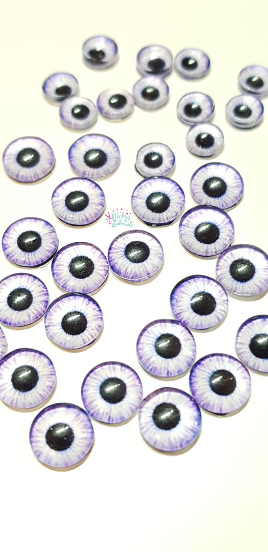 Cabochon Augen - Variante 1 - Blasslila