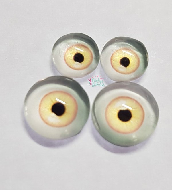 Cabochon Augen - Variante 3 - Blassorange