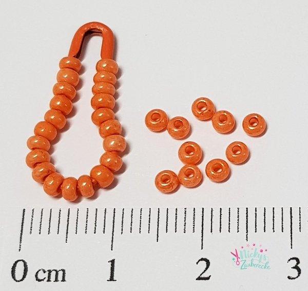 Preciosa Rocailles - 2,6 mm - Perlglanz Orange