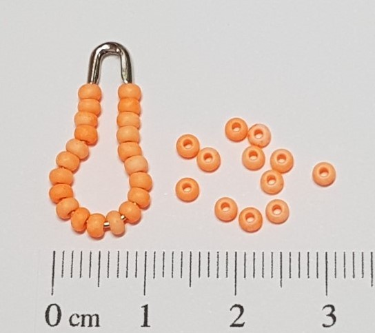 Preciosa Rocailles - 2,6 mm - Opak Matt Neon Orange