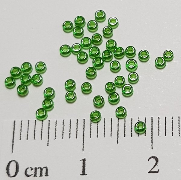 Miyuki Rocailles - 1,5mm - Lime Lined Green 2240