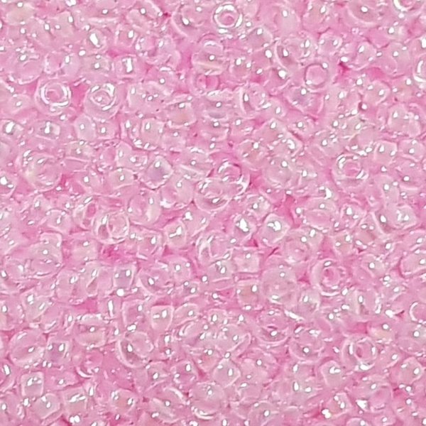 Miyuki Rocailles - 1,5mm - Pink Lined Crystal 272