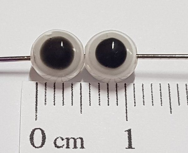 Augenperle - Ø 6 mm - Weiß