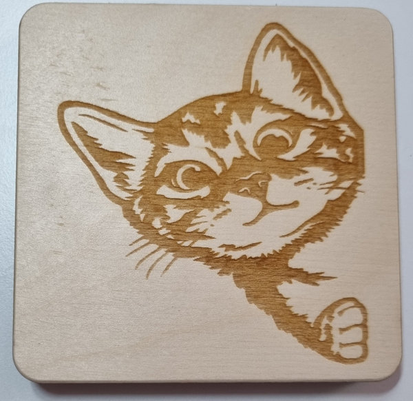 Perlenbox - Kleine Box - Freche Katze