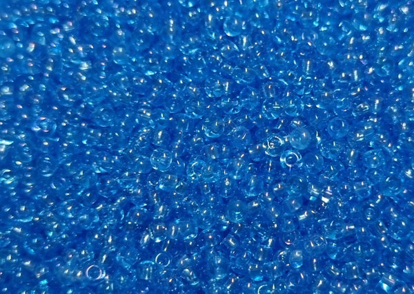 Preciosa Rocailles - 2,6 mm - Hellblau Transparent AB 61010